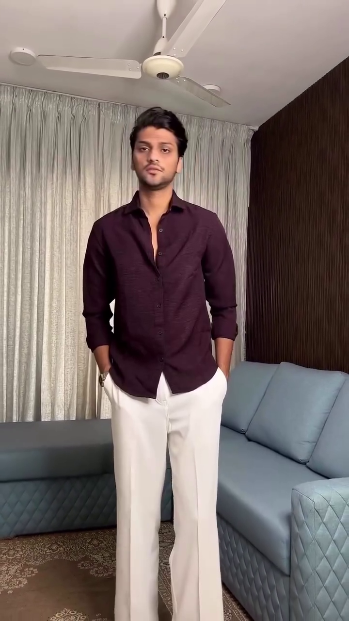 Men Opaque Casual Regular Fit Shirt - Image 4