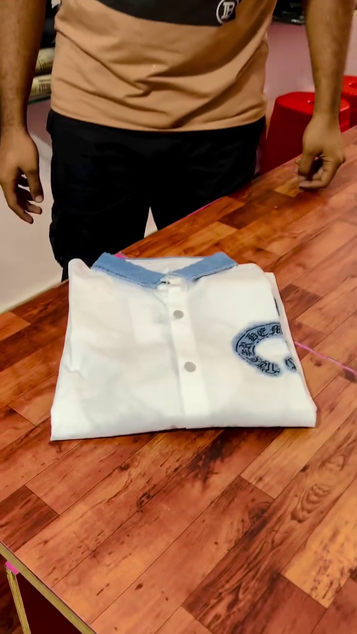 sequins Classic Slim Fit Cotton Casual Shirt - Image 2