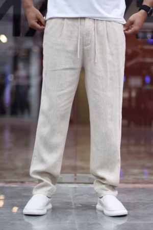 The Lifestyle Co. Mid Rise Cotton Trousers
