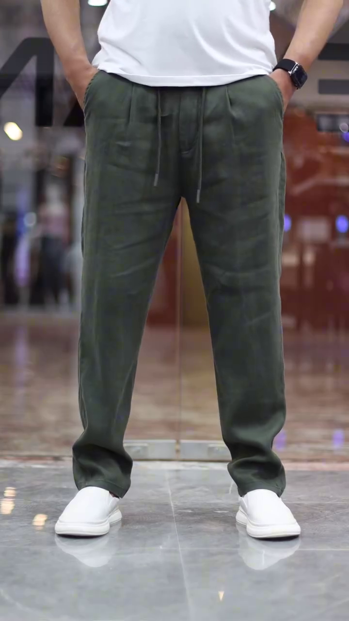 The Lifestyle Co. Mid Rise Cotton Trousers - Image 8