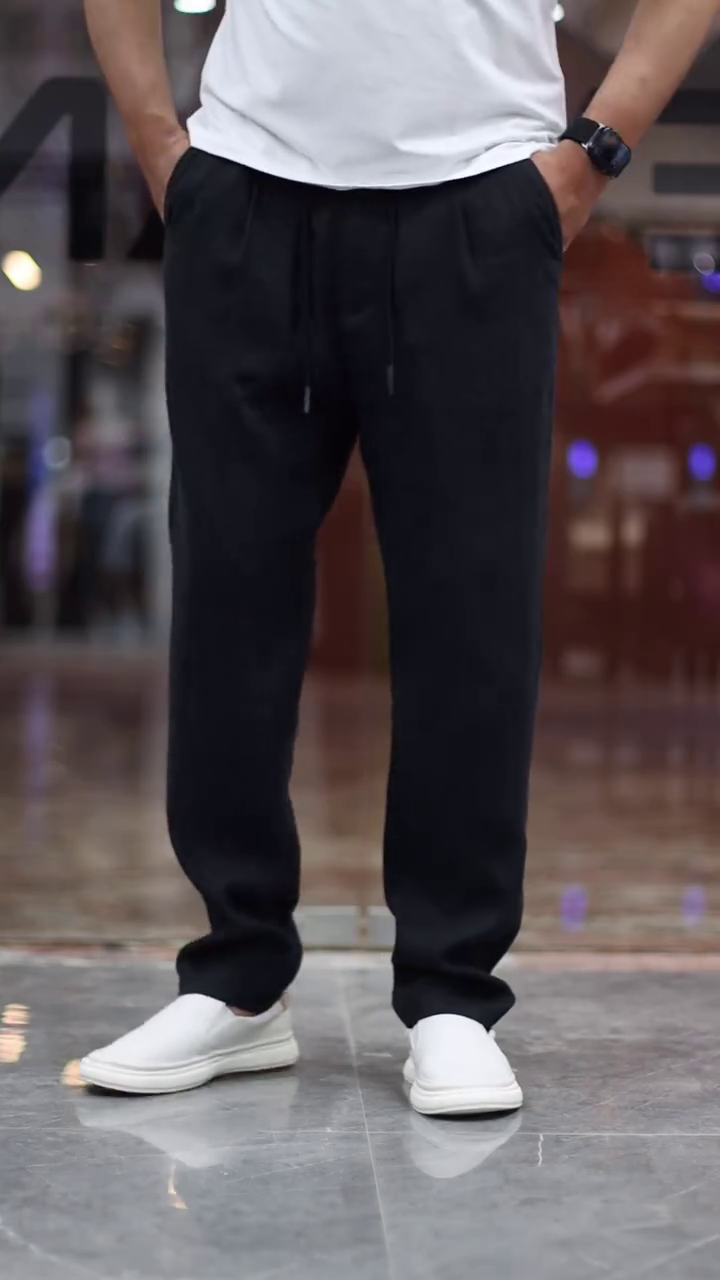 The Lifestyle Co. Mid Rise Cotton Trousers - Image 3