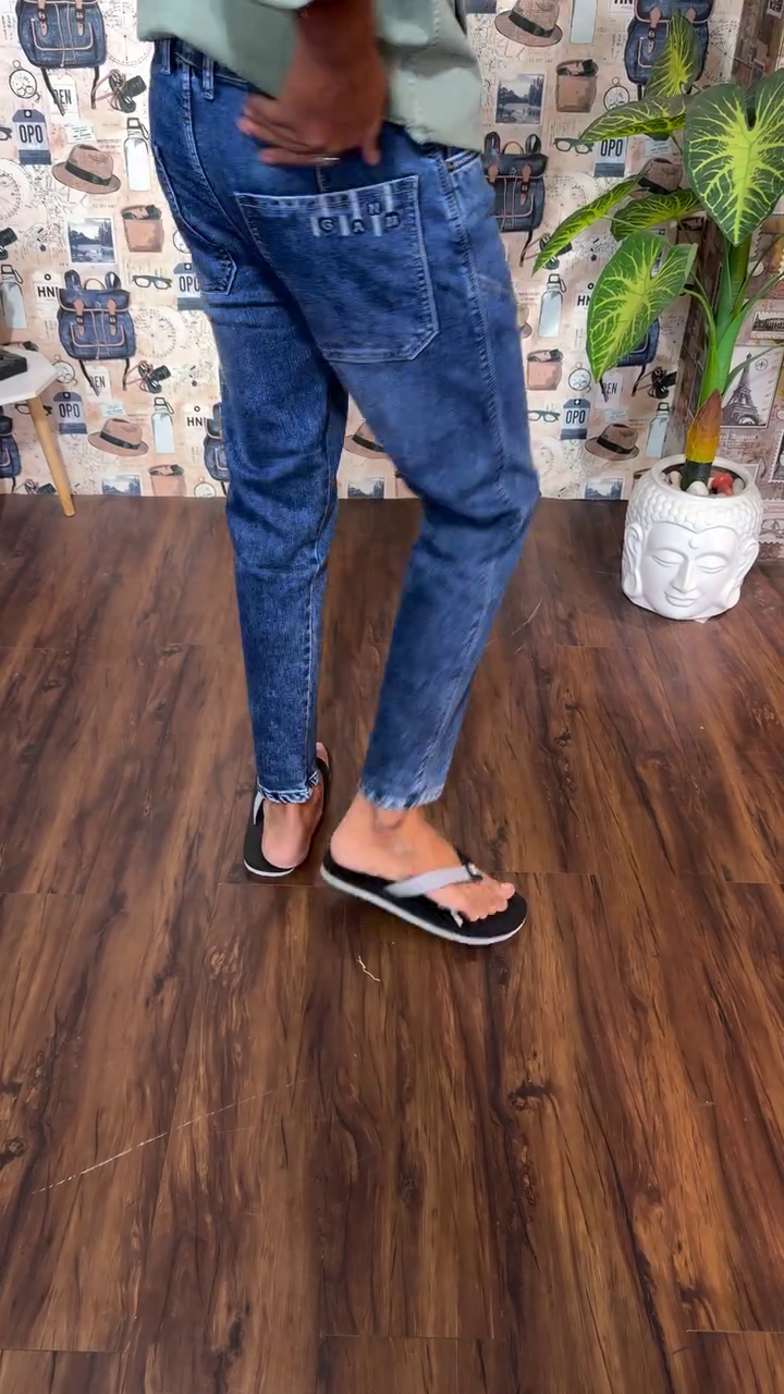 Men Bootcut Heavy Fade Jeans - Image 6