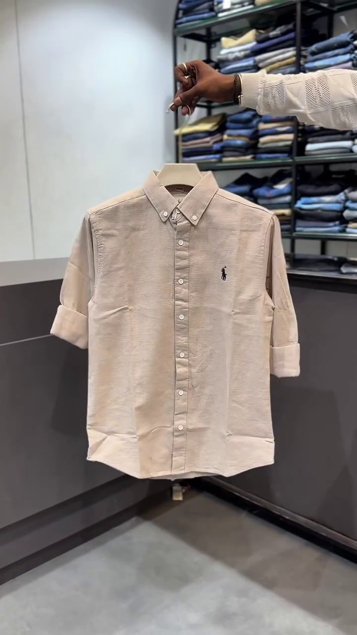 Men Olive Green Solid Regular Custom Fit Poplin Smart Casual Shirt - Image 6