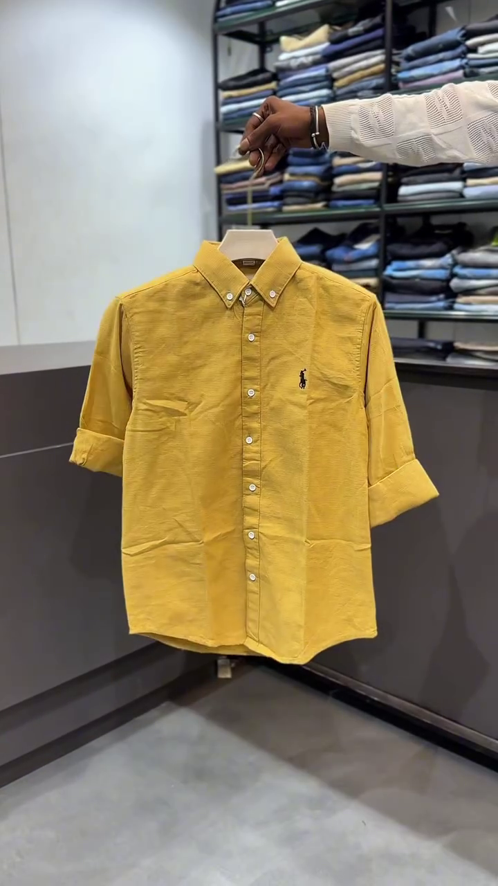 Men Olive Green Solid Regular Custom Fit Poplin Smart Casual Shirt - Image 5