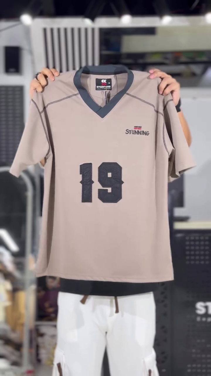 Typography Printed Raglan Sleeves T-shirt with Mesh Inserts - Image 6