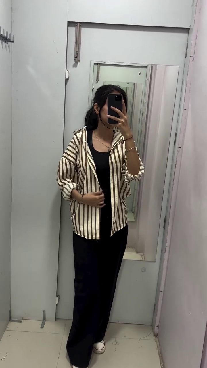 Women Straight Relaxed Fit Spread Collar Solid Satin Casual Shirt - Image 8
