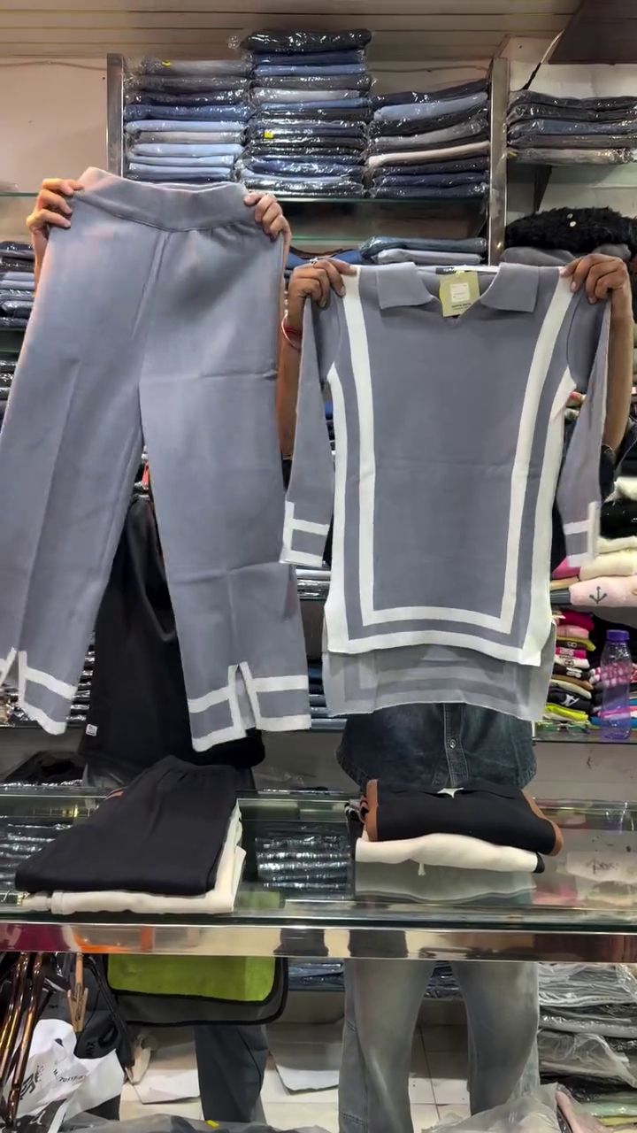 Straps Pure Cotton Top & Trousers
