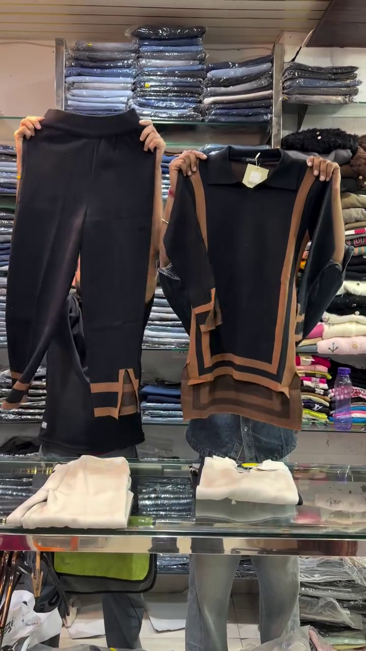 Straps Pure Cotton Top & Trousers - Image 4