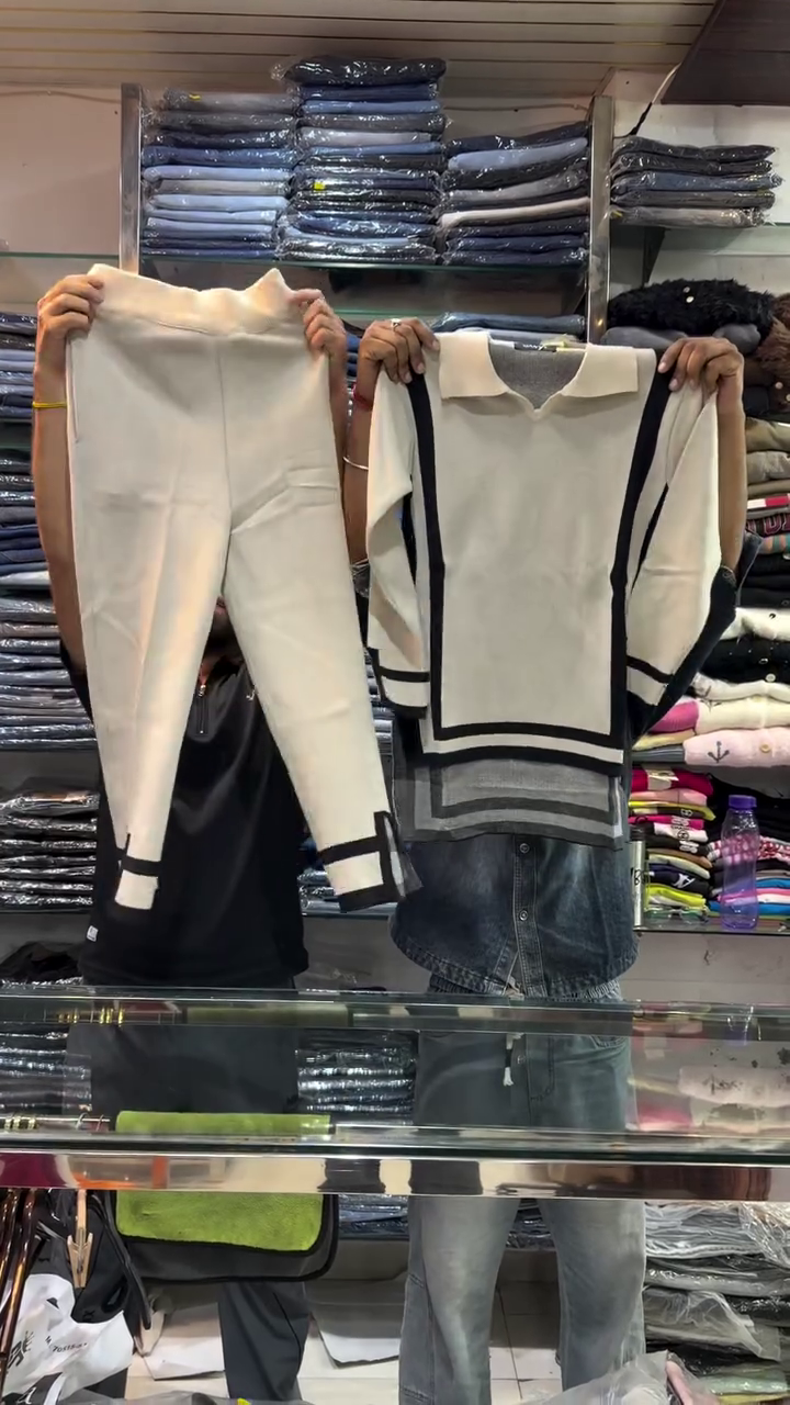 Straps Pure Cotton Top & Trousers - Image 3