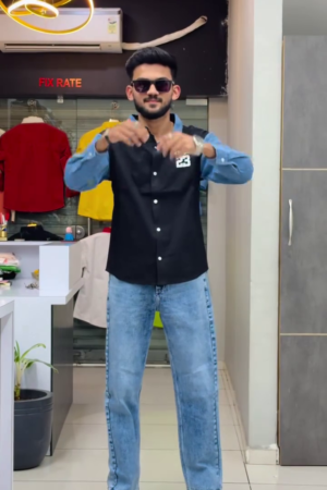 Men Printed Cotton Casual Shirt