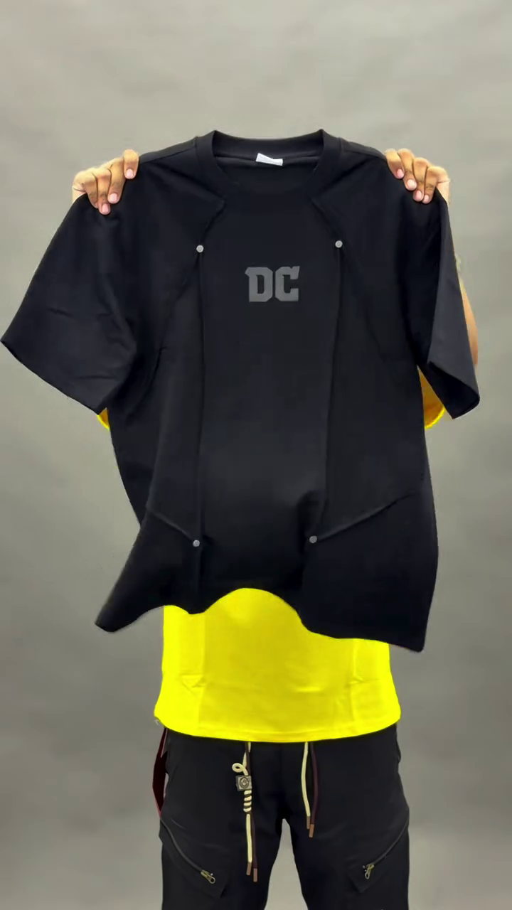 Round Neck Short Sleeves Oversized T-shirt & Joggers - Image 5