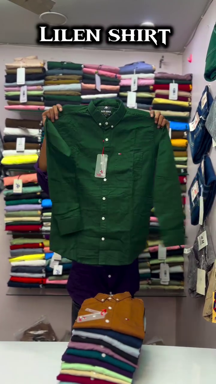 Button-Down Collar Pure Cotton Opaque Shirt - Image 13