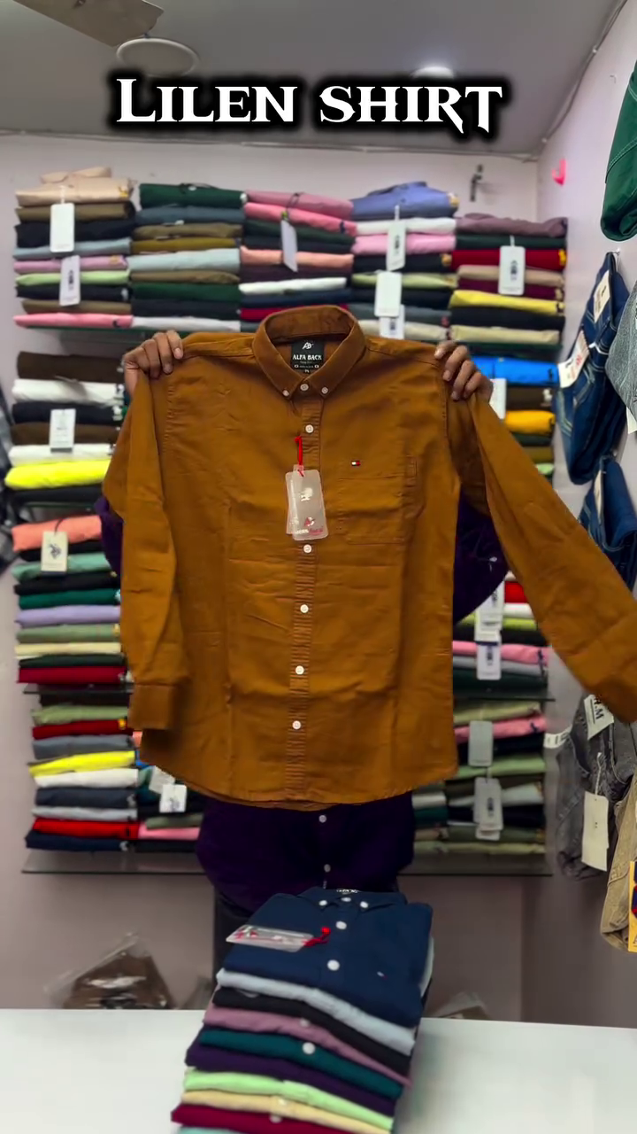 Button-Down Collar Pure Cotton Opaque Shirt - Image 12
