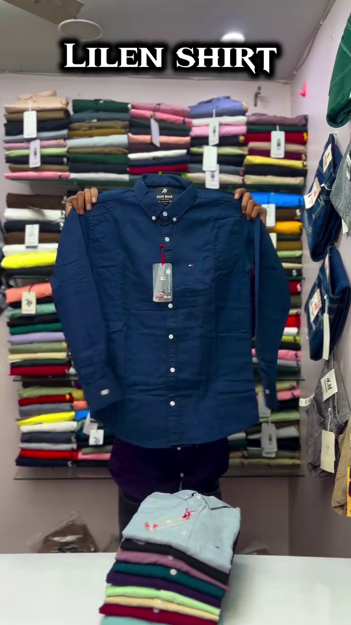 Button-Down Collar Pure Cotton Opaque Shirt - Image 11