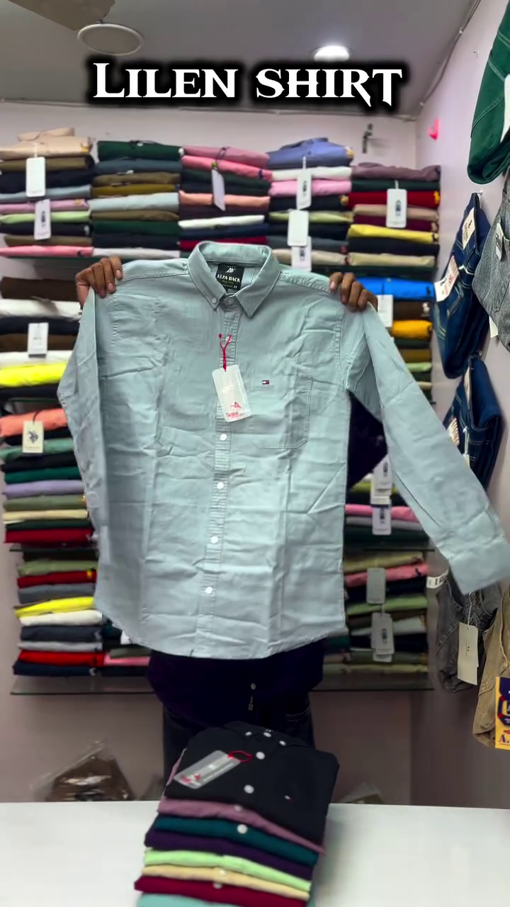 Button-Down Collar Pure Cotton Opaque Shirt - Image 10