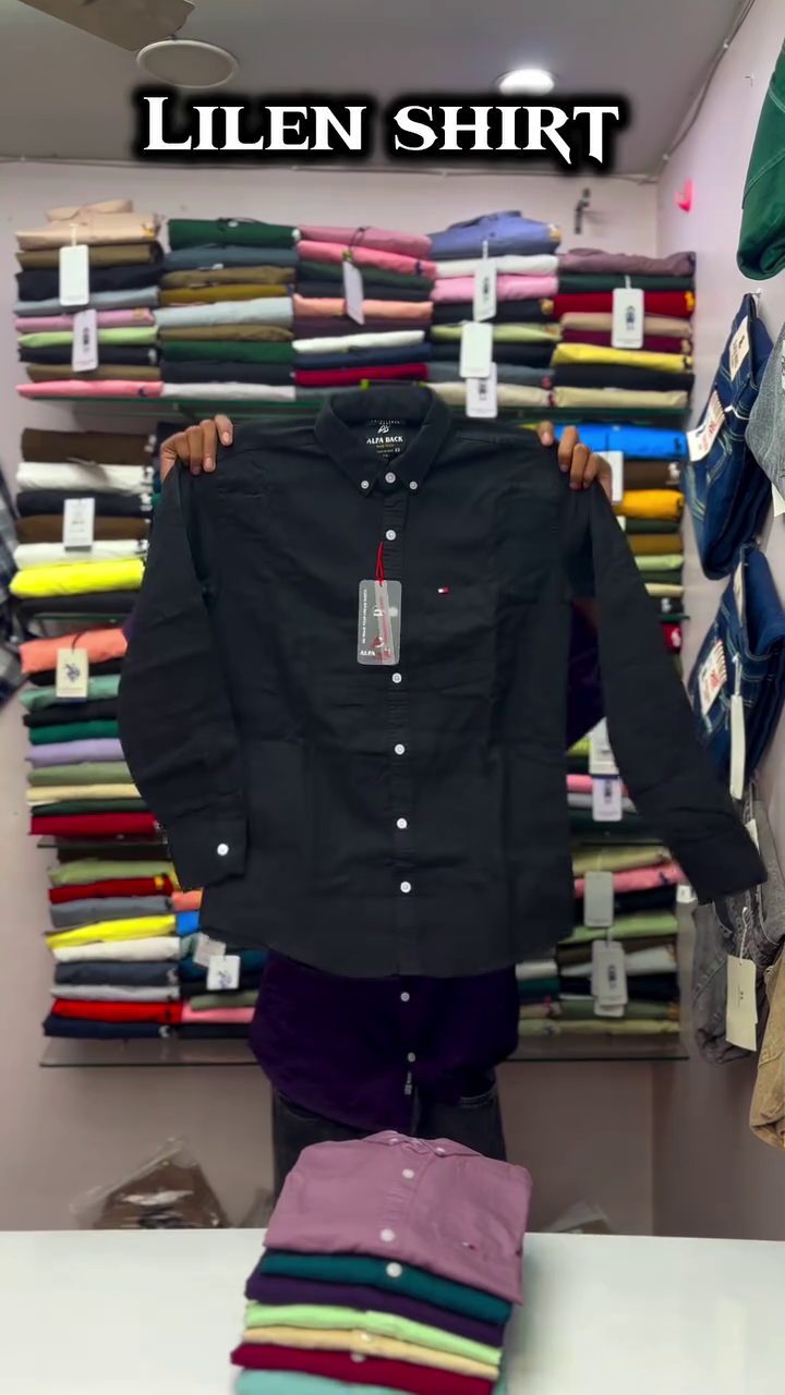 Button-Down Collar Pure Cotton Opaque Shirt - Image 9
