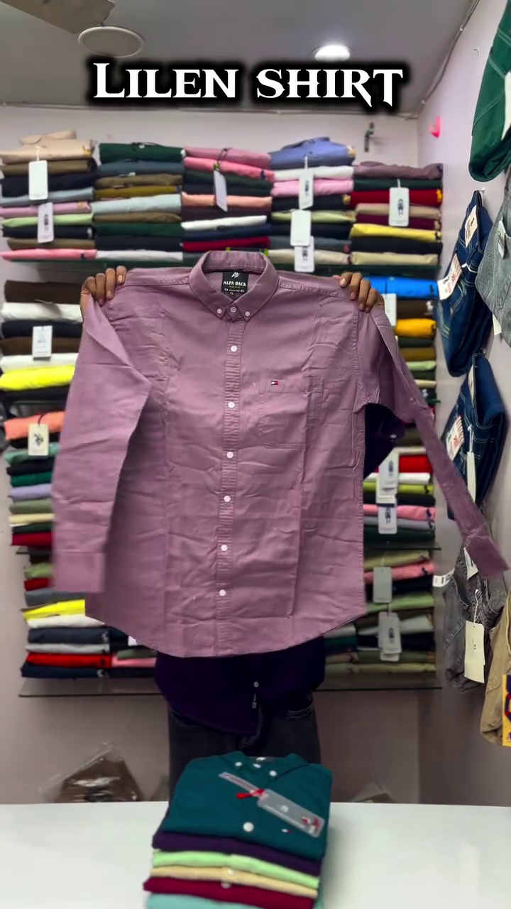 Button-Down Collar Pure Cotton Opaque Shirt - Image 8