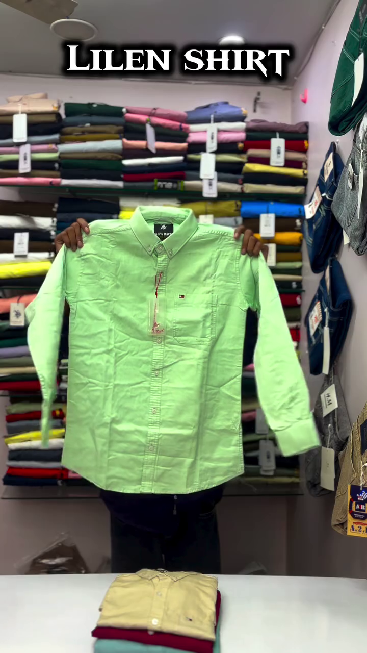 Button-Down Collar Pure Cotton Opaque Shirt - Image 5