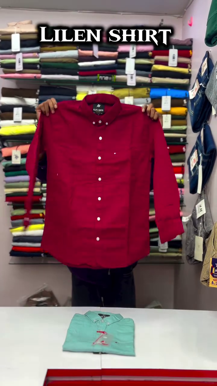 Button-Down Collar Pure Cotton Opaque Shirt - Image 3