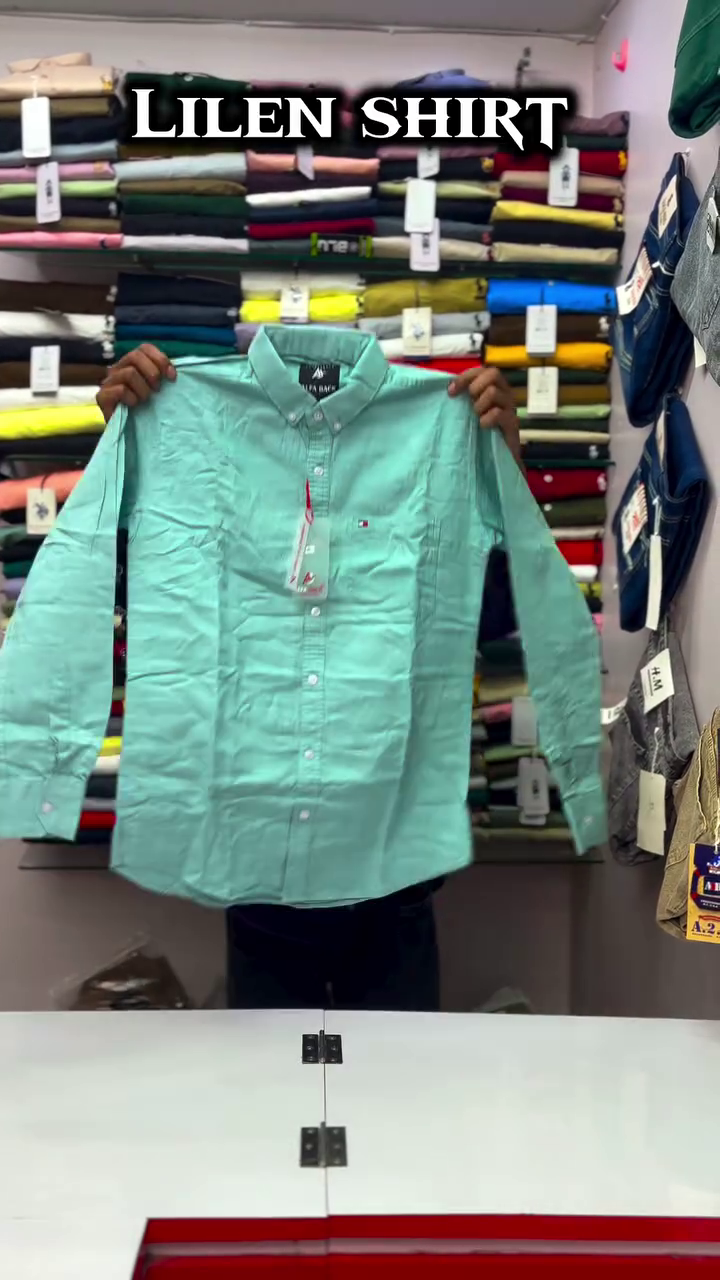 Button-Down Collar Pure Cotton Opaque Shirt - Image 16
