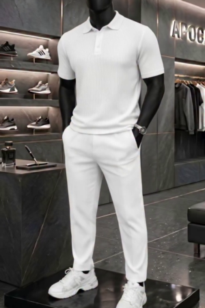 Self Design T-shirt with Trousers