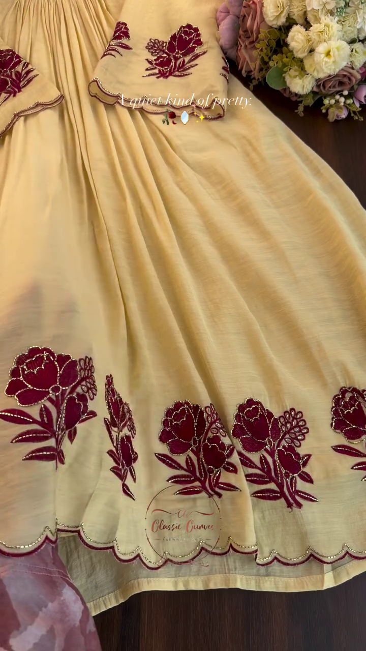 Embroidered Round Neck Top & Palazzos Co-Ords - Image 18