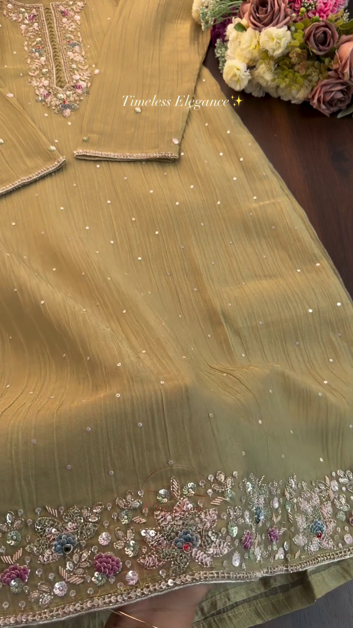 Cambric Cotton Batik Printed Salwar Suit Dress Material with Matching Dupatta - Image 10