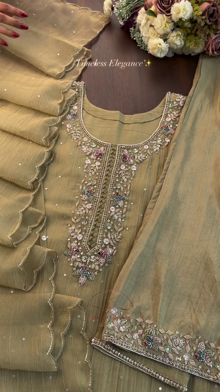 Cambric Cotton Batik Printed Salwar Suit Dress Material with Matching Dupatta - Image 6