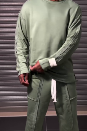 Round Neck Short Sleeves Oversized T-shirt & Joggers