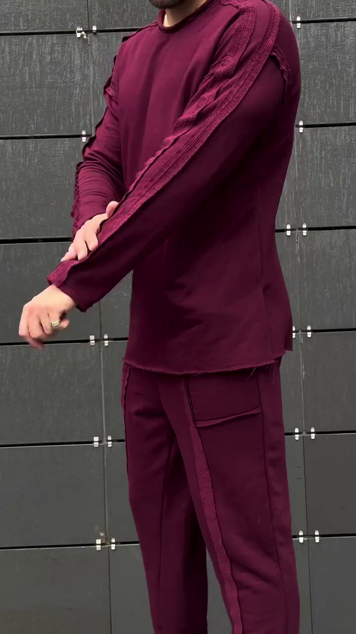 Round Neck Short Sleeves Oversized T-shirt & Joggers - Image 3