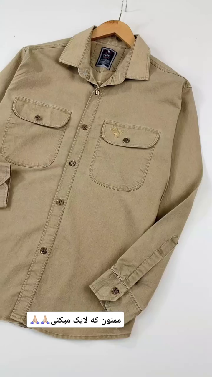 Men Standard Fit Solid Spread Collar Cotton Casual Shirt - Image 4