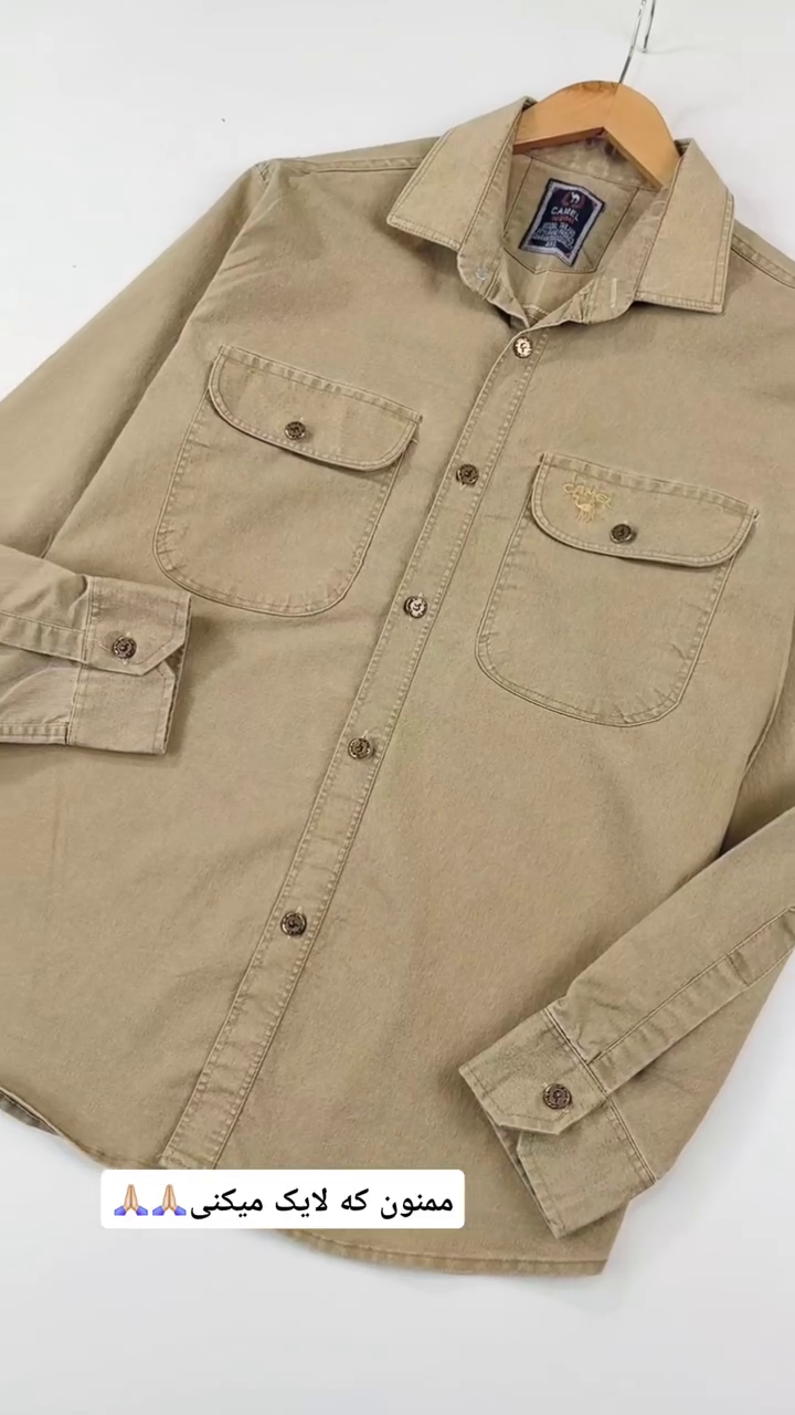 Men Standard Fit Solid Spread Collar Cotton Casual Shirt - Image 3
