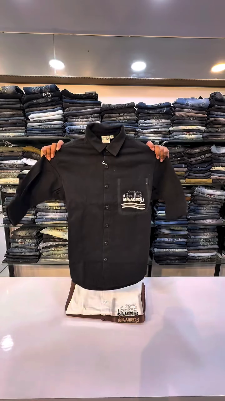 Men Blue Denim Shirt