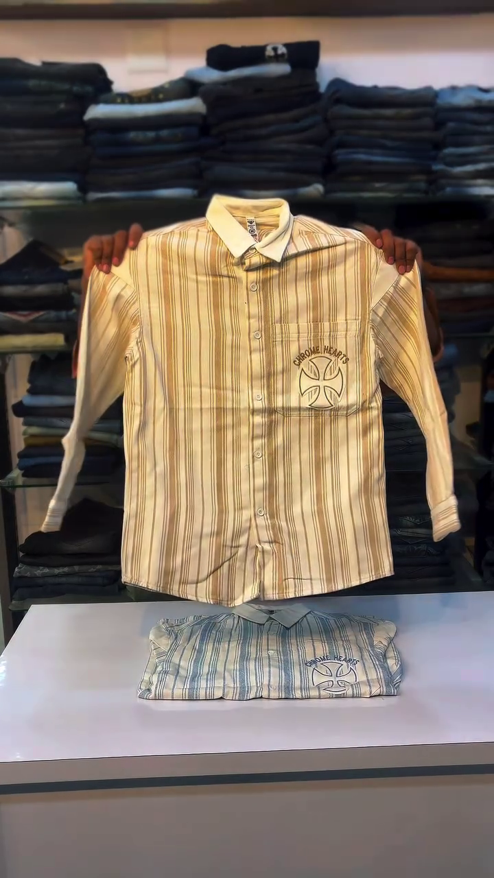 Slim Fit Striped Pure Cotton Casual Shirt